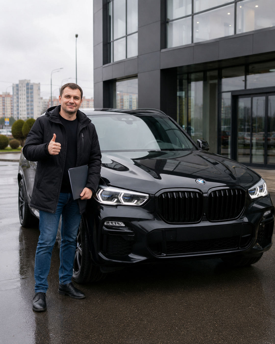 Видеоотзыв клиента о покупке автомобиля из Германии